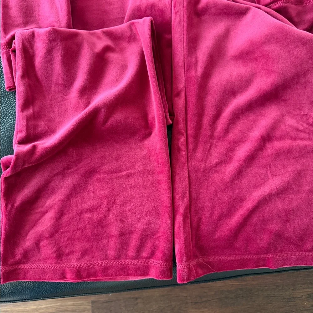 Juicy Couture Velour Tracksuit Set in Deep Burgundy - Picture 3 of 4